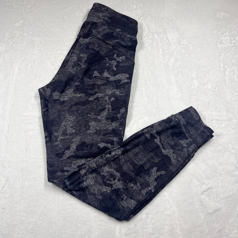 Lululemon Ready To Rulu Pants Incognito Camo HTR Black Jogger Size 4 Athleisure